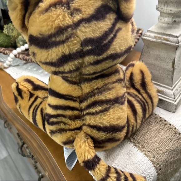 2016 Retired Build A Bear Tiger Cub Plush Stuffed Animal Toy Big Eyes - Picture 2 of 5